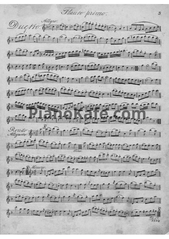 Ноты Франсуа Девьен - 6 дуэтов для флейты (Op. 75) - PianoKafe.com