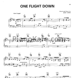 Ноты Norah Jones - One flight down - предпросмотр