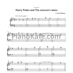 Ноты John Williams - Theme from Harry Potter and The Sorcerer's stone - предпросмотр