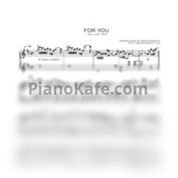 Ноты Hiroyuki Sawano - For you - предпросмотр