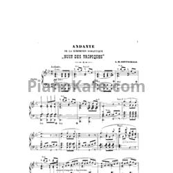 Ноты Луи Моро Готшалк - Симфония №1 "La nuit des tropics" - предпросмотр