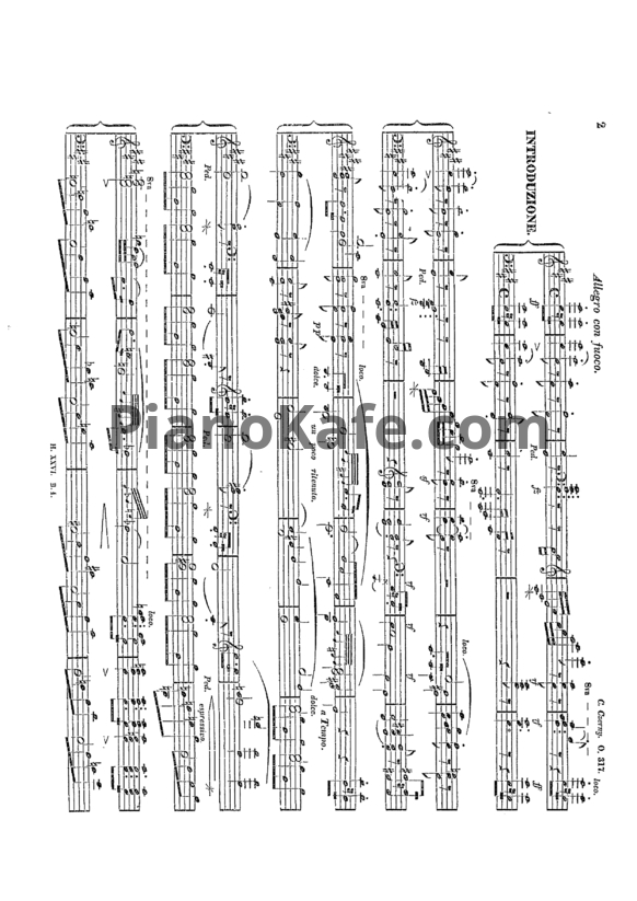 Ноты Карл Черни - Интродукция и блестящие вариации, Op. 317 - PianoKafe.com