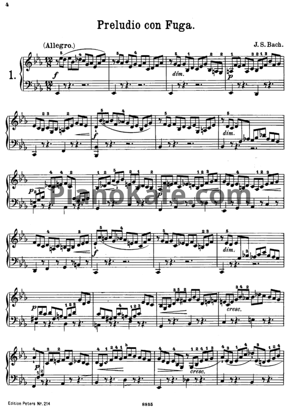 Ноты И. Бах - Klavierwerke (Сборник) - PianoKafe.com