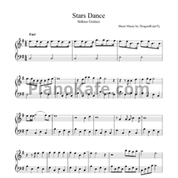 Ноты Selena Gomez - Stars dance - предпросмотр