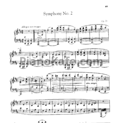 Ноты И. Брамс - Симфония №2 pе мажор (Op. 73) - предпросмотр