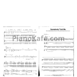 Ноты The Killers - Somebody told me - предпросмотр