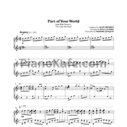 Ноты Alan Menken - Part Of Your World (Версия 2) - предпросмотр