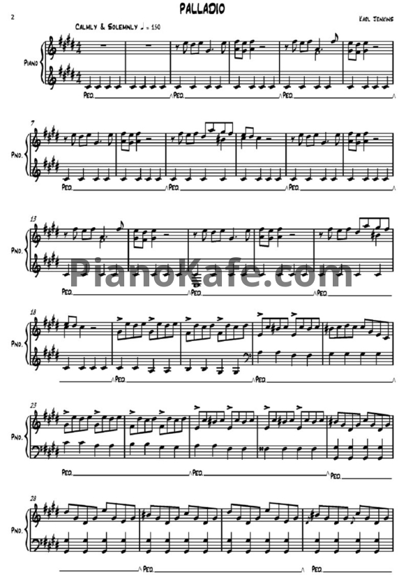 Ноты Karl Jenkins - Palladio - PianoKafe.com