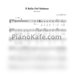 Ноты Rita Pavone - Il ballo del mattone (Вокальная партия)