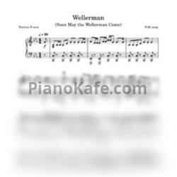Ноты Nathan Evans - Wellerman (Piano cover) - предпросмотр