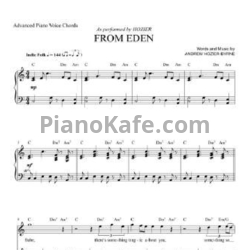 Ноты Hozier - From eden - предпросмотр