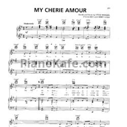 Ноты Stevie Wonder - My cherie amour - предпросмотр