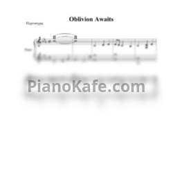 Ноты Neal Acree - Oblivion awaits - предпросмотр