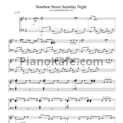 Ноты William Gillock - Bourbon street saturday night - предпросмотр