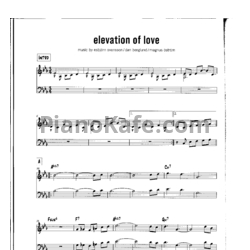 Ноты Esbjörn Svensson Trio - Elevation of love - предпросмотр