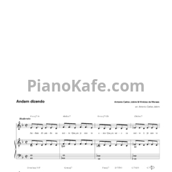 Ноты Antonio Carlos Jobim & Vinicius de Moraes - Andam dizendo - предпросмотр