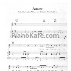 Ноты David Bowie - Sorrow - предпросмотр