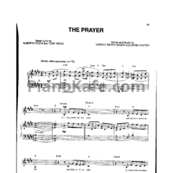 Ноты Josh Groban feat. Charlotte Church - The prayer - предпросмотр