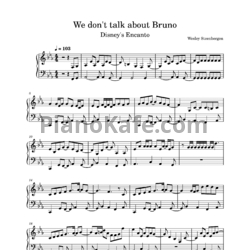 Ноты Lin Manuel Miranda - We don't talk about Bruno