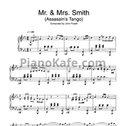 Ноты John Powel - Assassin's tango - предпросмотр