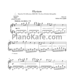 Ноты Michele McLaughlin - Elysium - предпросмотр
