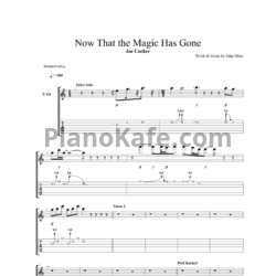 Ноты Joe Cocker - Now that the magic has gone - предпросмотр