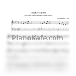 Ноты Дмитрий Павлов - Improvisation - предпросмотр