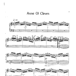 Ноты Rick Wakeman - Anne of cleves - предпросмотр