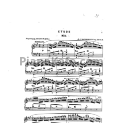 Ноты Герман Волленгаупт - Этюд №11 (Соч. 22, №2) - предпросмотр