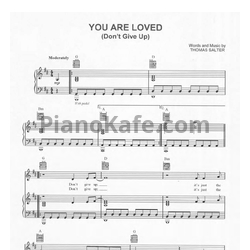 Ноты Josh Groban - You are loved - предпросмотр