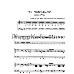 Ноты PSY - Gentleman