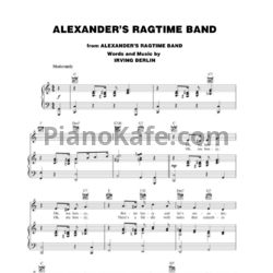 Ноты Irving Berlin - From Alexander's Ragtime Band - предпросмотр