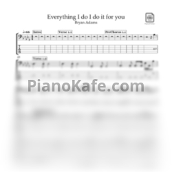 Ноты Bryan Adams - (Everything I do) I'd it for you - предпросмотр