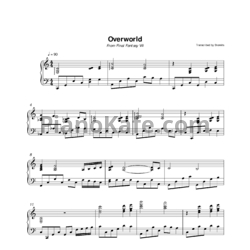 Ноты Nobuo Uematsu - Overworld