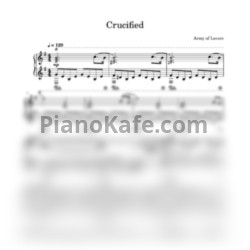 Ноты Army of Lovers - Crucified - предпросмотр