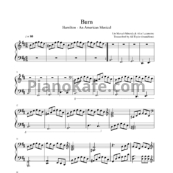 Ноты Lin-Manuel Miranda - Burn