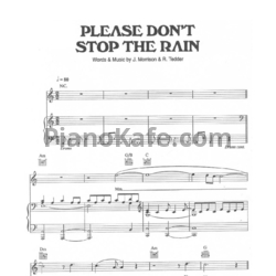 Ноты James Morrison - Please don't stop the rain