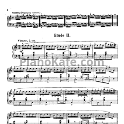 Ноты Альберт Лешгорн - Этюд (Соч. 169, №2) - предпросмотр