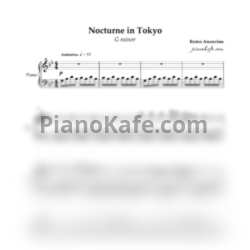 Ноты Remo Anzovino - Nocturne in Tokyo (G minor)