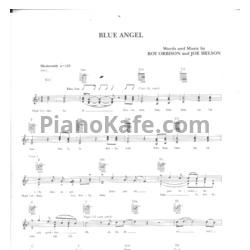 Ноты Roy Orbison - Blue angel - предпросмотр