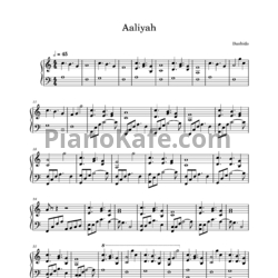 Ноты Bushido - Aaliyah - предпросмотр