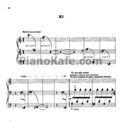 Ноты Claude Debussy - Чередующиеся терции - предпросмотр