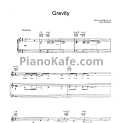 Ноты Sara Bareilles - Gravity