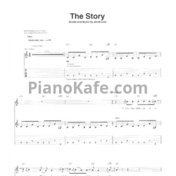 Ноты 30 Seconds To Mars - The Story - предпросмотр