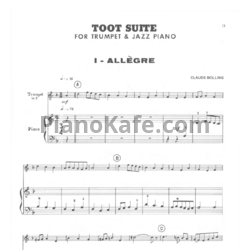 Ноты Claude Bolling - Toot suite for trumpet and jazz piano (Книга нот) - предпросмотр