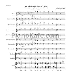 Ноты Marilyn Monroe - I'm Through With Love (Партитура и партии) - предпросмотр