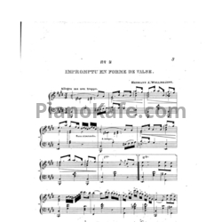 Ноты Герман Волленгаупт - Экспромт в форме вальса (Impromptu en forme de valse) - предпросмотр