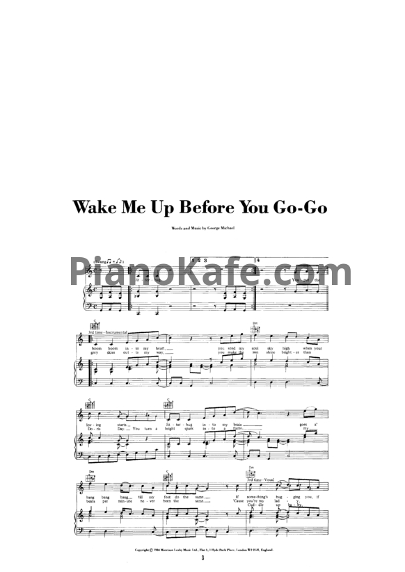 Ноты Wham! - Make it big (Книга нот) - PianoKafe.com