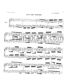 Ноты Шарль Алькан - Jean qui pleure - предпросмотр