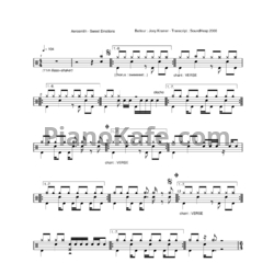 Ноты Aerosmith - Sweet emotion - предпросмотр